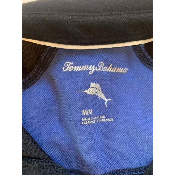 Tommy Bahama Shirt Mens Medium Black Cotton‎ - Picture 2 of 12